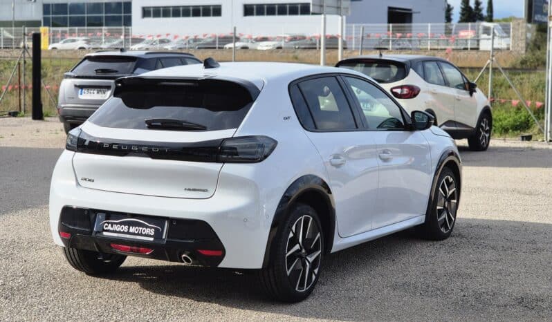 Peugeot 208 GT Hybrid 110 CV KM0 automático en Amposta completo