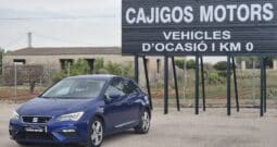 Seat León SC FR 1.4 TSI 125 CV azul eléctrico de ocasión en Amposta
