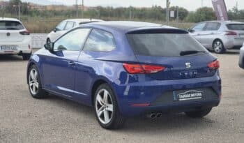 Seat León SC FR 1.4 TSI 125 CV azul eléctrico de ocasión en Amposta completo