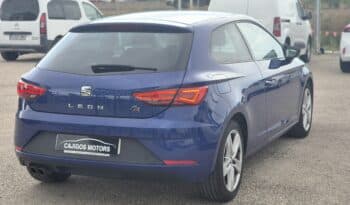 Seat León SC FR 1.4 TSI 125 CV azul eléctrico de ocasión en Amposta completo