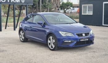 Seat León SC FR 1.4 TSI 125 CV azul eléctrico de ocasión en Amposta completo