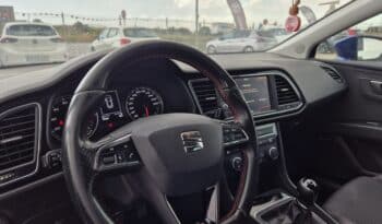 Seat León SC FR 1.4 TSI 125 CV azul eléctrico de ocasión en Amposta completo